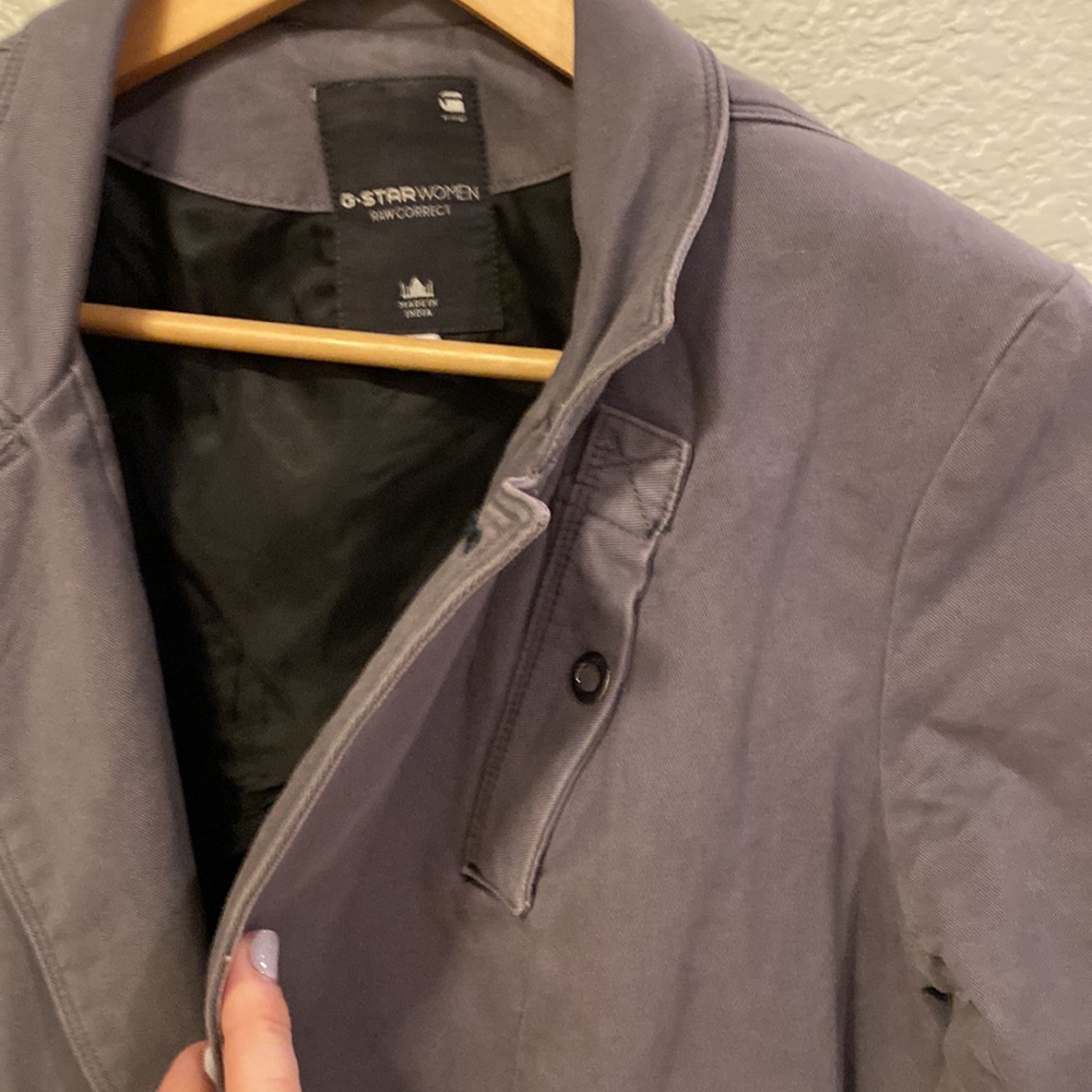 G•STAR WOMEN Raw correct , gray jacket , size 38 - Picture 3 of 6